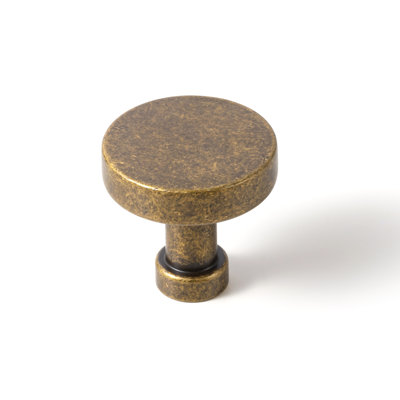 1.2" inch Diameter Circle Knob Multipack-Antique Brass
