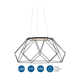Roibin Single Light Metal Dimmable LED Geometric Chandelier