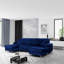 Canapé-lit modulaire en velours Bowdon-480289046