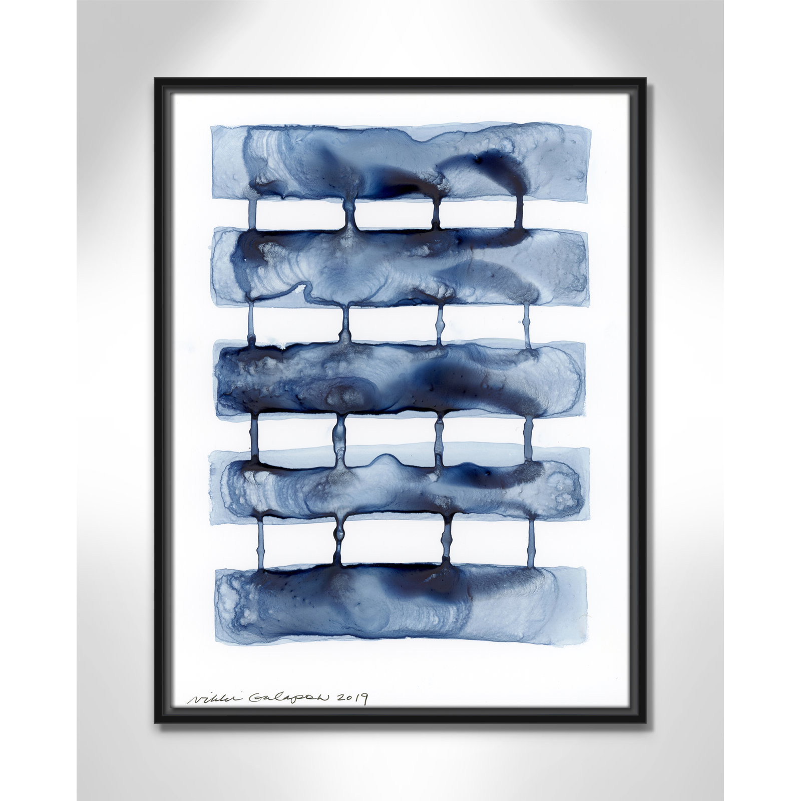Stitched Together I by Nikki Galapon - Solid Wood Rectangle Print Single Piece Item on Canvas, 25.5" H x 19.5" W x 2" D