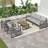 4-Pieces Outdoor Patio Conversation Set