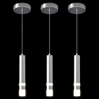 Griscelda 3 - Pack Dimmable LED Mini and Modern Pendant, Lighting Kitchen Fixture