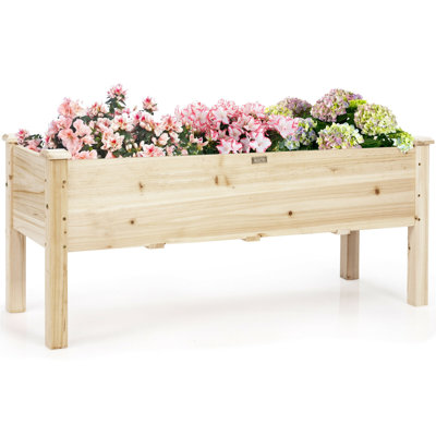Wood Elevated Planter
