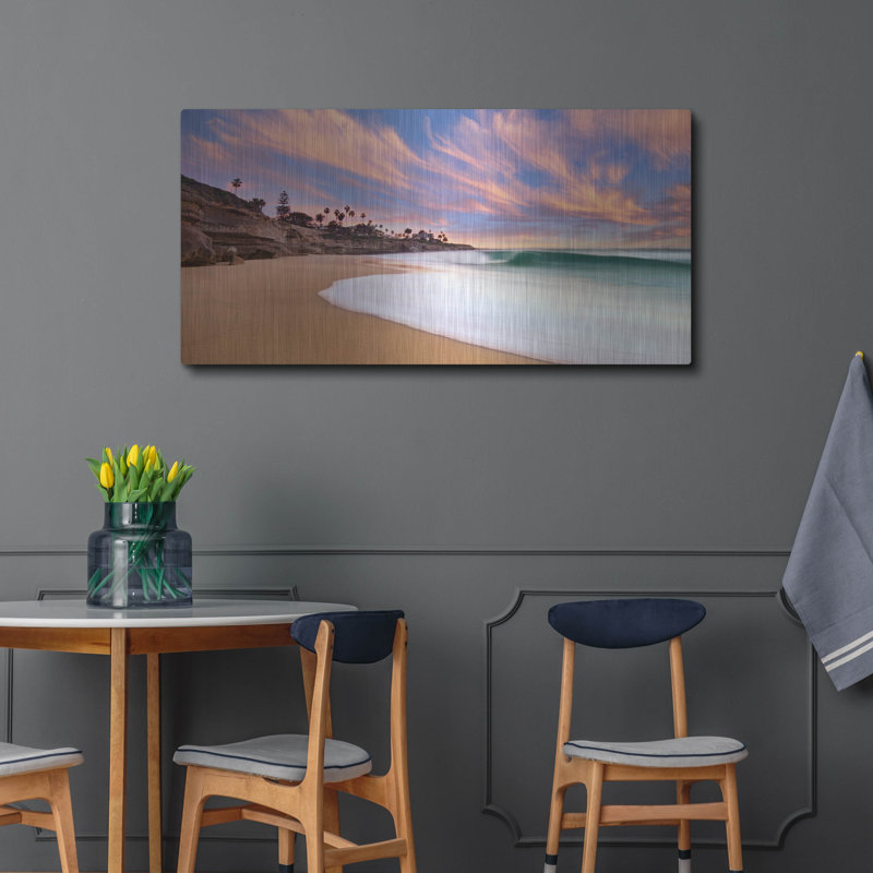 'The Beach Break' by Lee Sie, Metal Wall Art, 24" H x 48" W