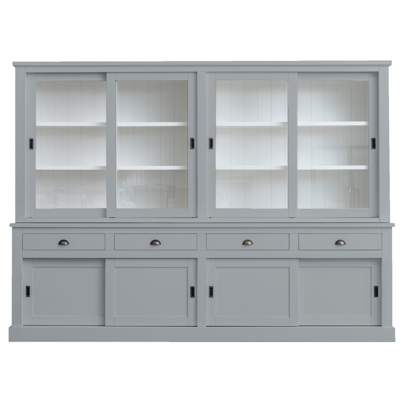 Butler Display Cabinet, Window Grey 
