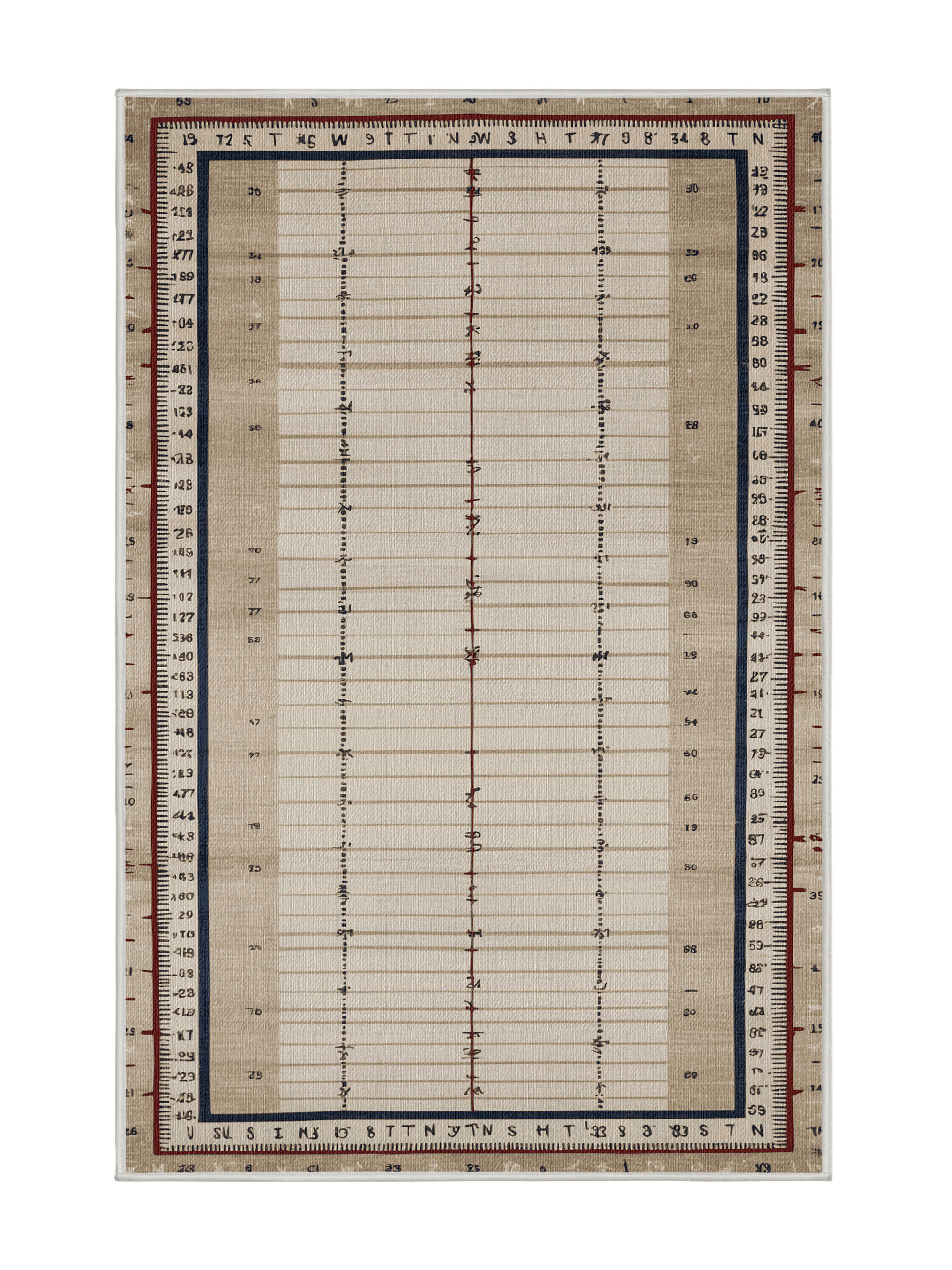 Longshore Tides Washable Coordinates Nautical Area Rug | Wayfair