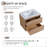 24.47'' Single Bathroom Vanity with Ceramic Top