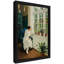 Art mural encadré noir moderne, femme, peinture murale avec cadre en bois noir durable pour la décoration intérieure-1940176943
