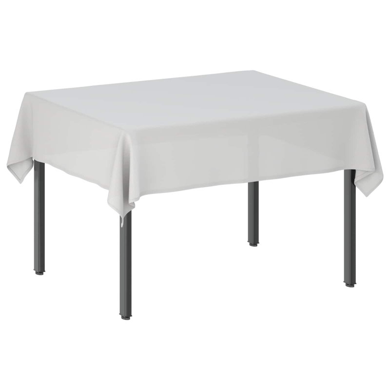  Table Cloth Tablecloth Dining Cover Kitchen Living Room Polyester Decor, 200 cm L, White, 5