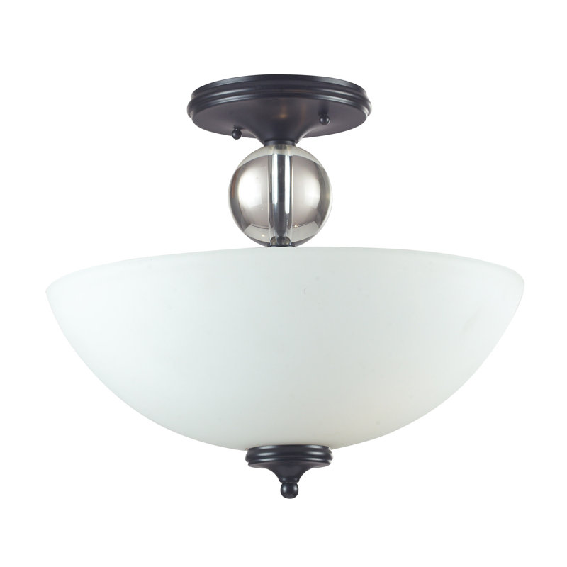Vereen Glass Semi Flush Mount