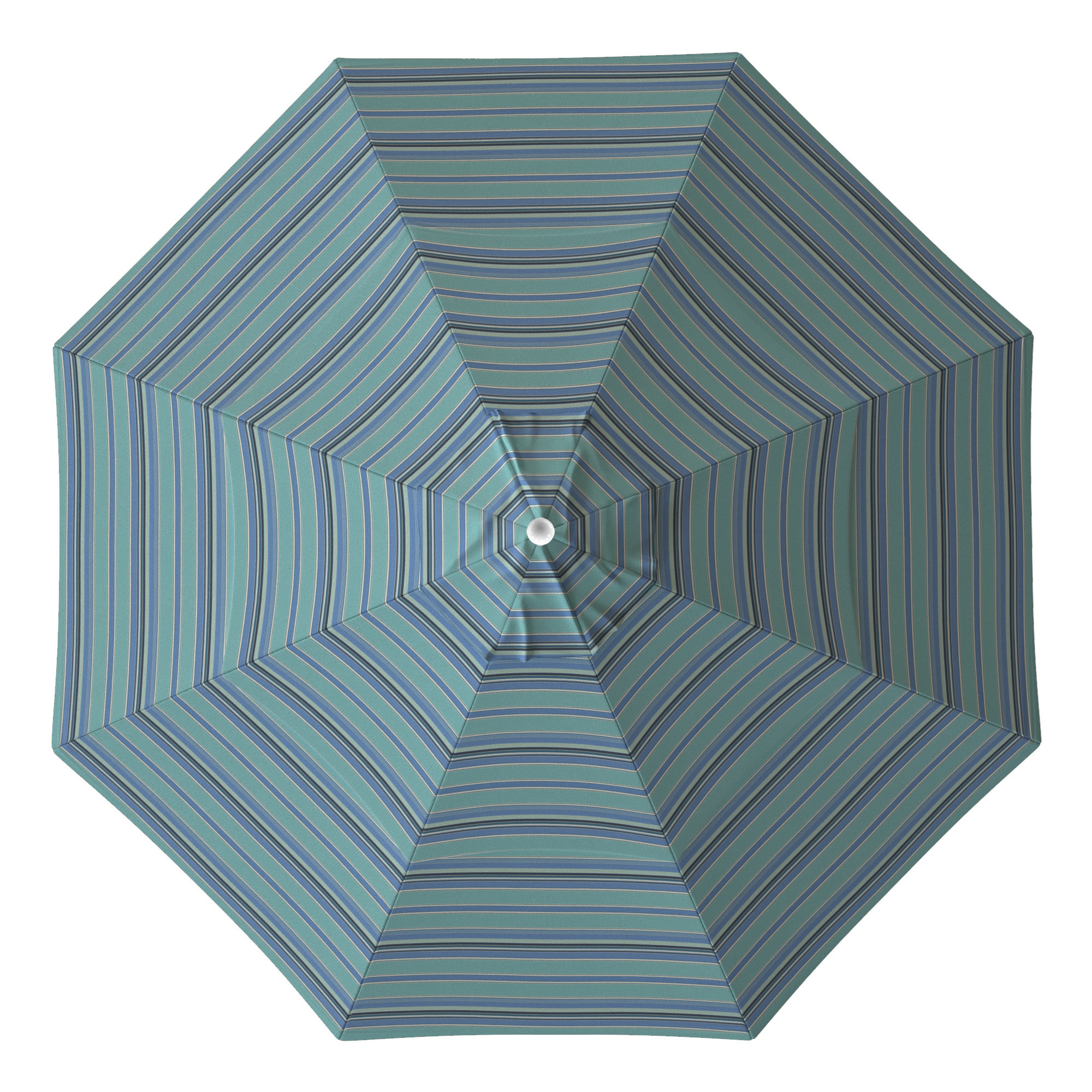 Kalona 11' Market Sunbrella® Umbrella, Dolce Oasis Stripe Sunbrella®