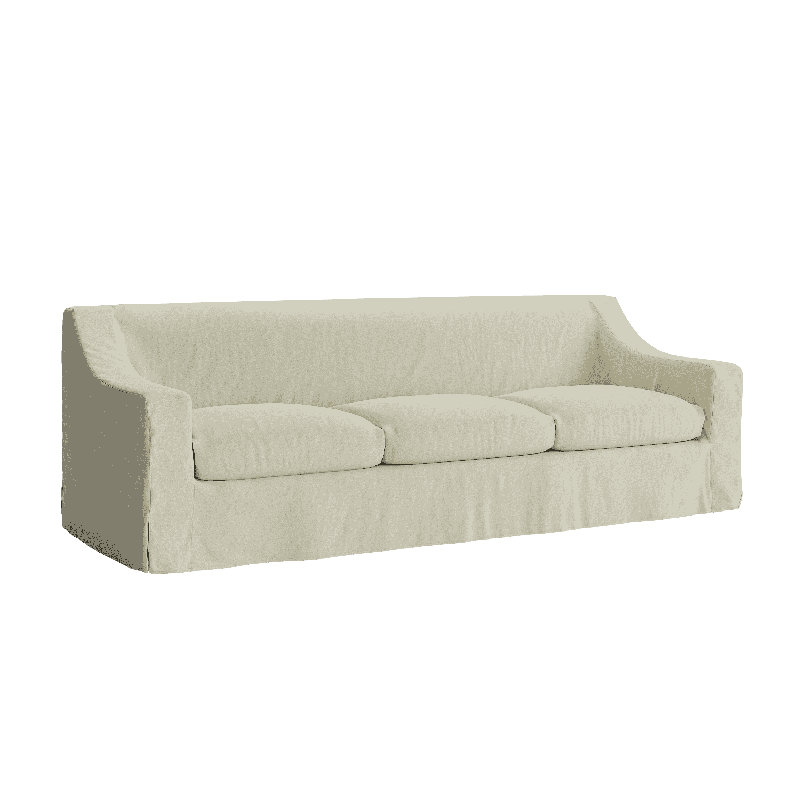 Evergreen Sofa, Natural Hemp Blend