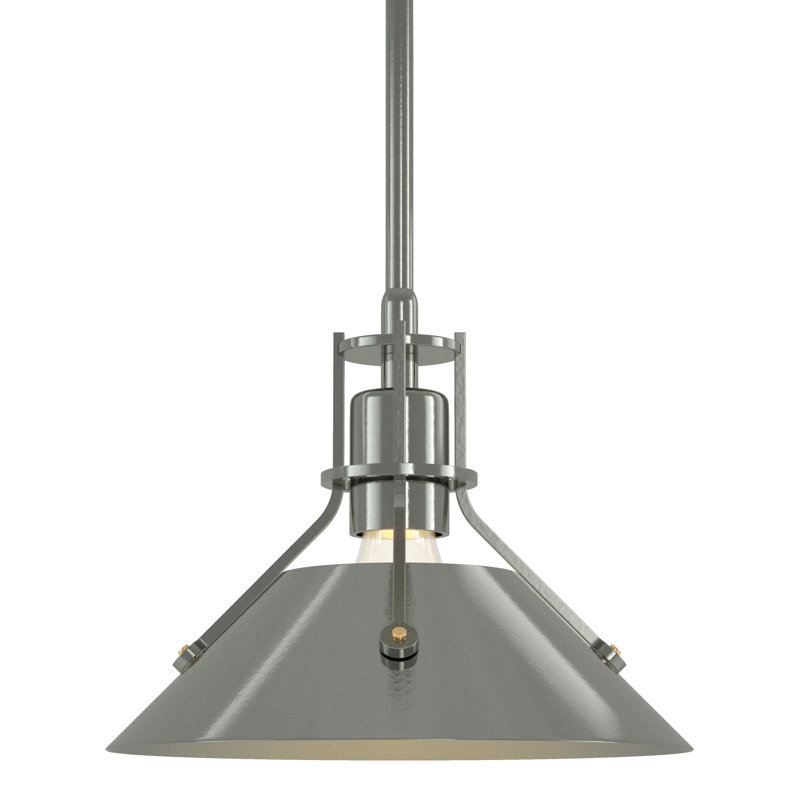 Henry 1 - Light Single Cone Pendant, Sterling, Sterling