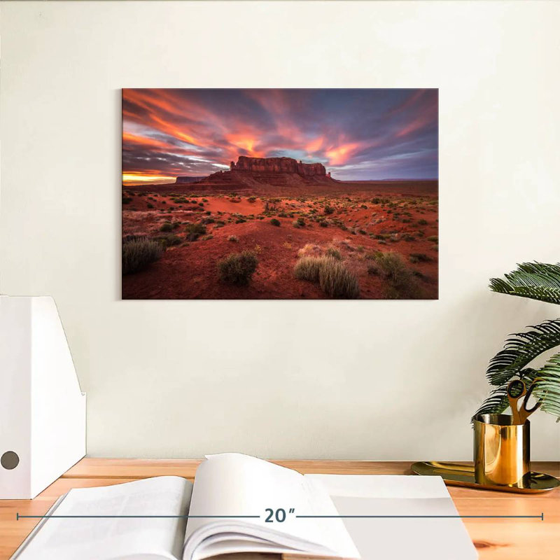 Alvord Sentinel Mesa At Sunset, 8" H x 12" W