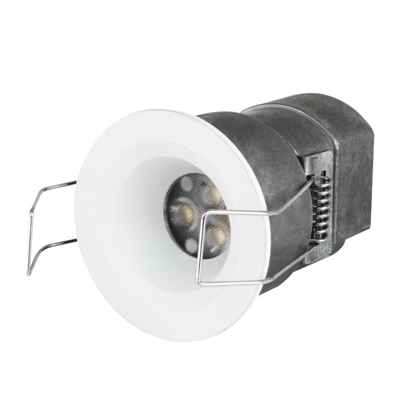 2'' White LED Baffle Recessed Trim
