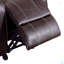 Fauteuil inclinable berçant en cuir synthétique