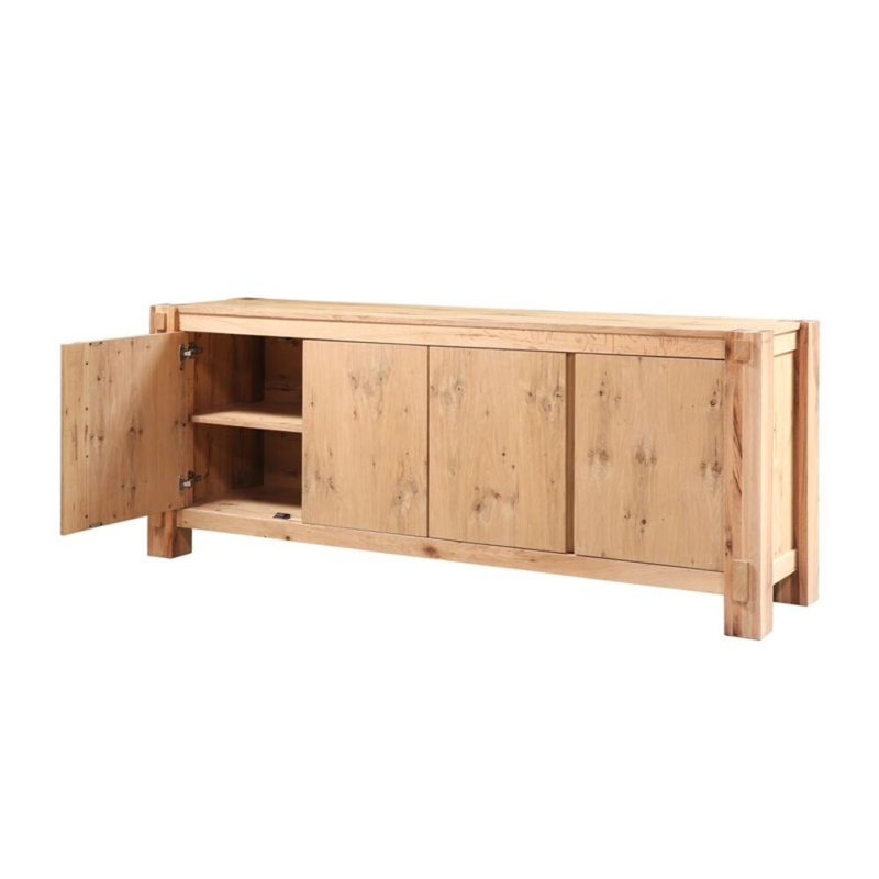 Alpine 80" Buffet In Distressed Oak
