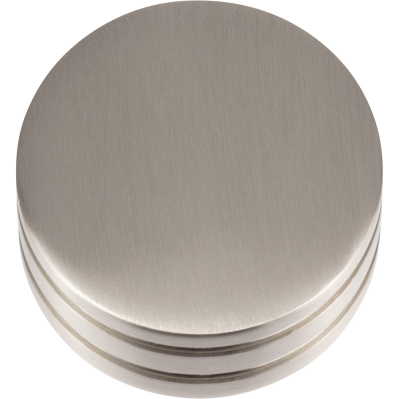 Griffith 1.25" Diameter Mushroom Knob, Brushed Nickel