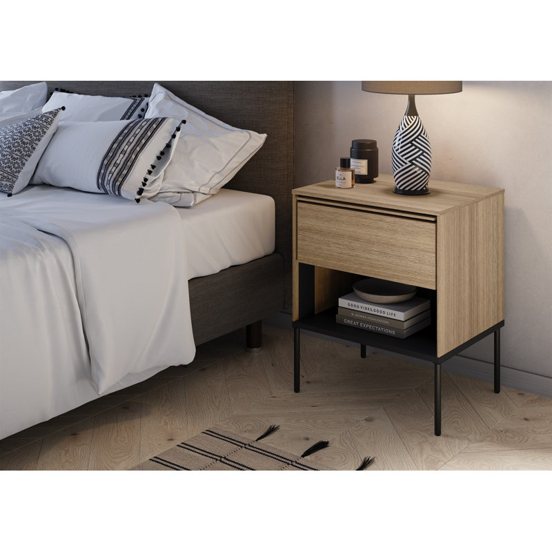 51cm W Metal Bedside Table