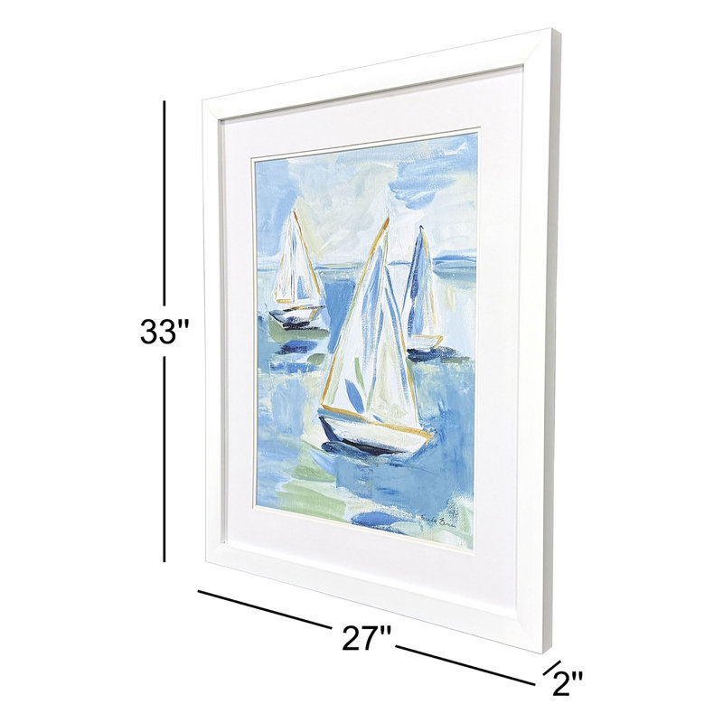 Setting Sail I Framed Art