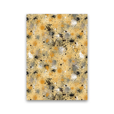 Ink Dust Splatter Yellow - Print