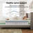 Novilla 14" Medium Firm Gel Memory Foam Hybrid Mattress with CertiPUR-US and ACA Certified-626027461-650391438
