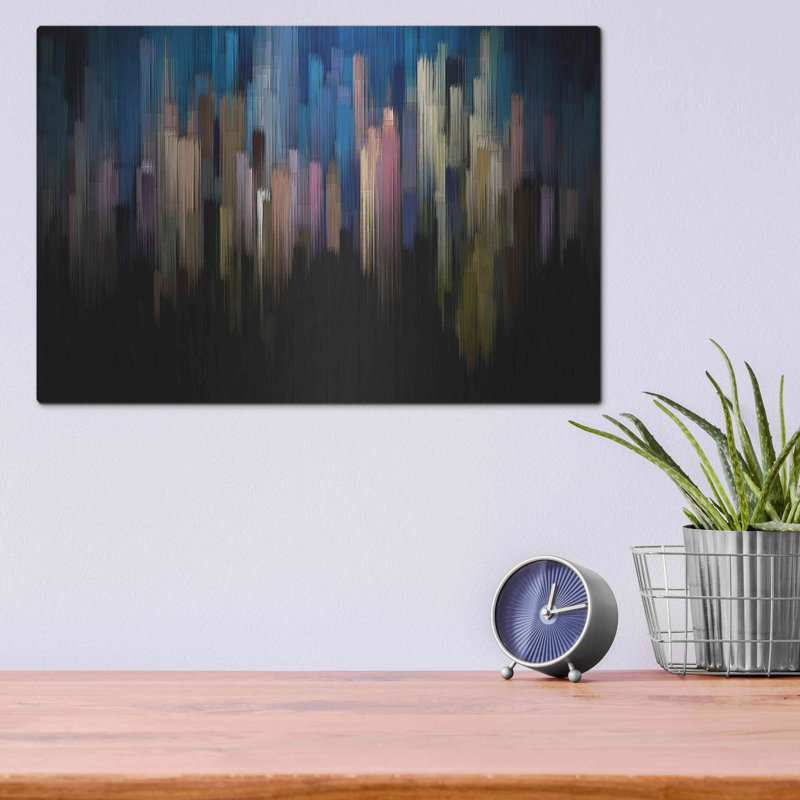 «Spirits Rising» par David Manlove - peinture sans cadre, H 12 po x l 16 po x P 0,13 po
