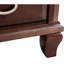 Mobilier de chambre à coucher classique Cappuccino - Unité de rangement robuste et ternie doublée de feutre