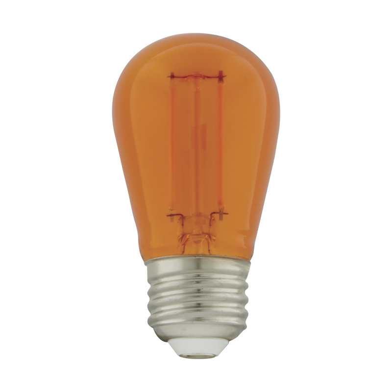 1 Watt Orange LED Bulb
