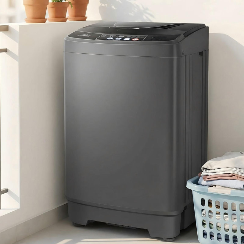 Portable Washing Machine 17.8Lbs Large Capacity 2.3 Cu.ft Washer with 8 Programs 3 Water Temps 3 Water Levels Selections