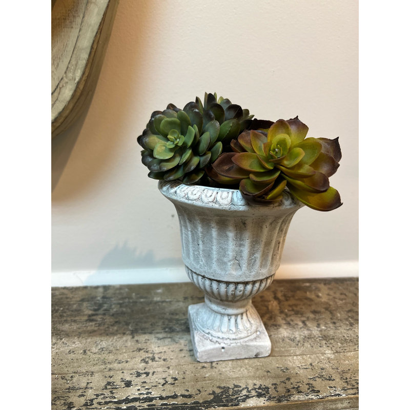 Urne de jardin piédestal rétro