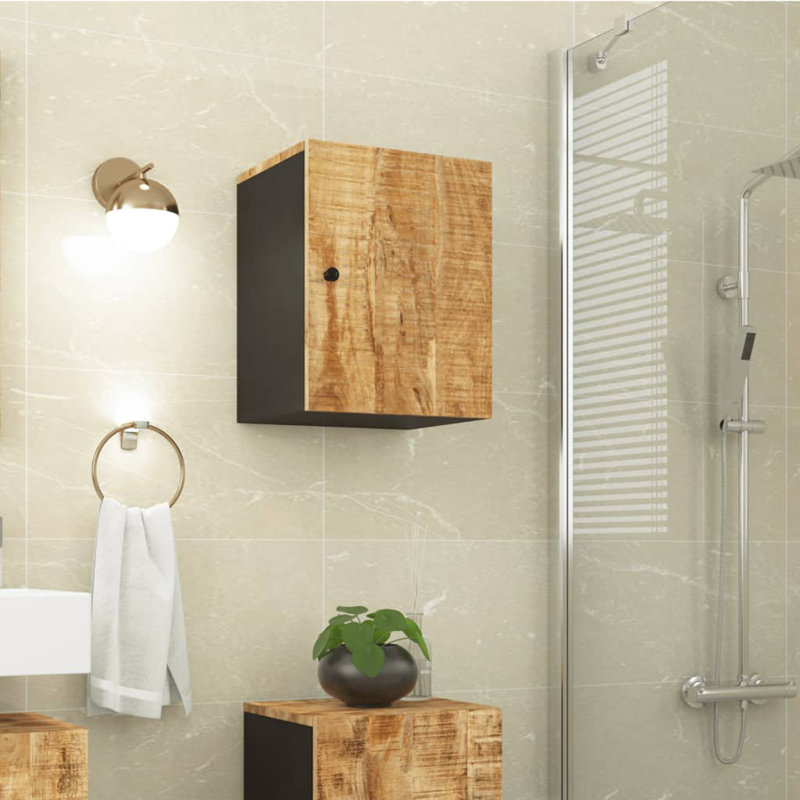 Quamba Bathroom Cabinet, Light Mango Brown