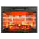 Abiud 44" Electric Fireplace w/ Mantel, Dancing Flame Effect & Stacked Stone Surround, Remote Control Timer