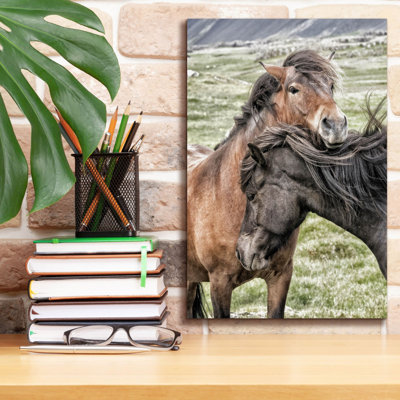  «Best Friends» par Danny Head, art mural sur toile, 12 po x 18 po