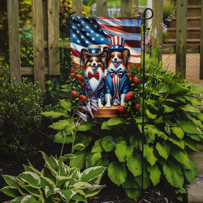 Drapeau All American Garden, Papillon