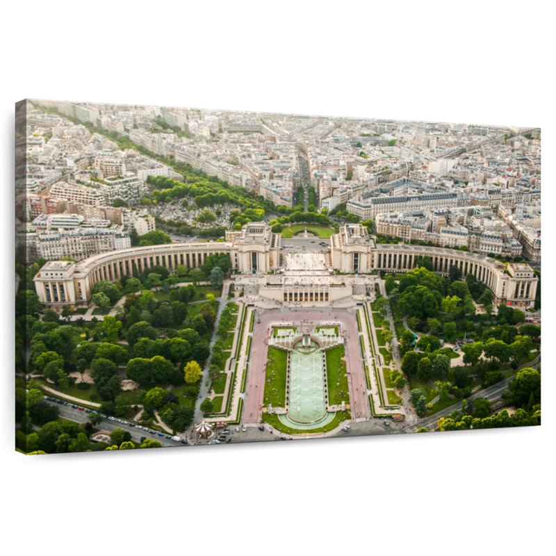 Sireci Above Paris, 20" H x 30" W