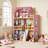 Wooden Dollhouse For Kids With Furniture Accessories For Birthday And Christmas