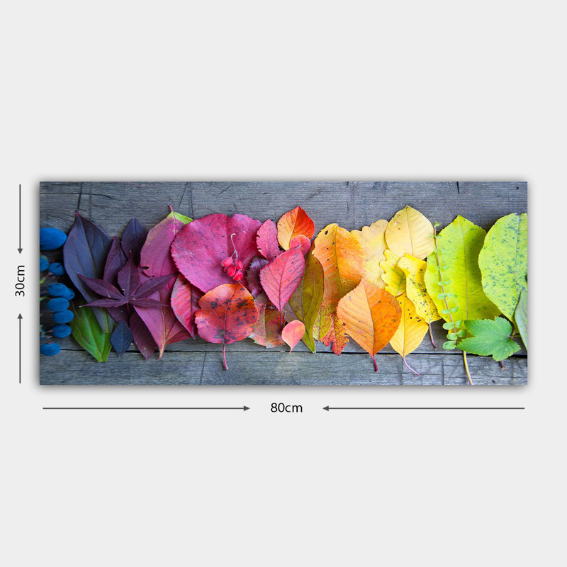 Superbe peinture sur toile décorative, 11,8 po x 31,5 po | 100% toile, encadrée avec un cadre 100% bois (épaisseur: 1,6 po) | Parfait pour la décoration intérieure, le salon et le bureau, élégant et accrocheur