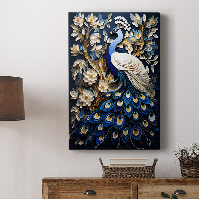 ANIMALS Series CCXV - Toile tendue avec châssis Premium - Prêt à être accroché, H 36 po x l 24 po
