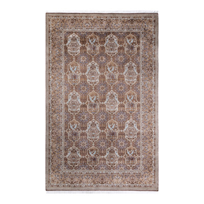 Hayner One-of-a-Kind 6'2" X 9'8" 2000's Wool Area Rug in Brown