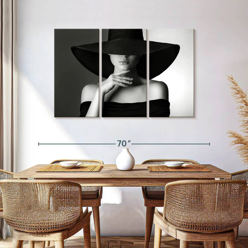 Shuttleworth Retro Hat Woman, 36" H x 57" W