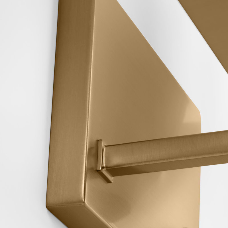 Toffino Vanity Light, Satin Brass, 4