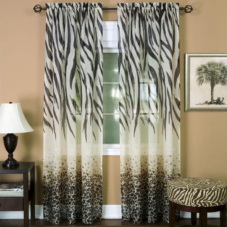 Shuda Fabric Semi-Sheer Curtain Pair | Wayfair