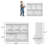 Menoher 31.5 H X 36 W Bookcase-1000267688