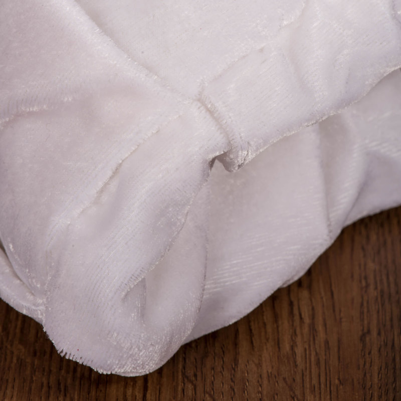 Plush Treeskirt, 60" W, White
