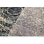 Tapis unique bleu / ivoire 8 pi x 10 pi 5 po Osvalds par Arshs Fine Rugs