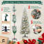 Arbre de Noël enneigé 6 pi avec 250 lumières DEL et 618 branches pré-articulées-1736378334