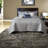 Reversible 6 Piece Bedding Sets Cotton Filled Jacquard For Modern Home
