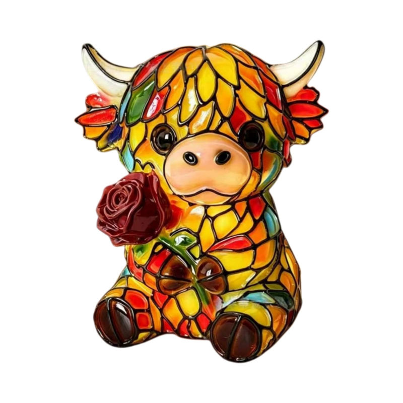 Night Light LED High-ground Cow Resin Night Light Decoration