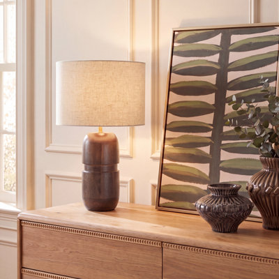 Lampe de table en fer Jivera